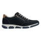 Rieker 15900 Mens Size Zip Casual Trainer Shoes Blue Brown