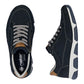 Rieker 15900 Mens Size Zip Casual Trainer Shoes Blue Brown