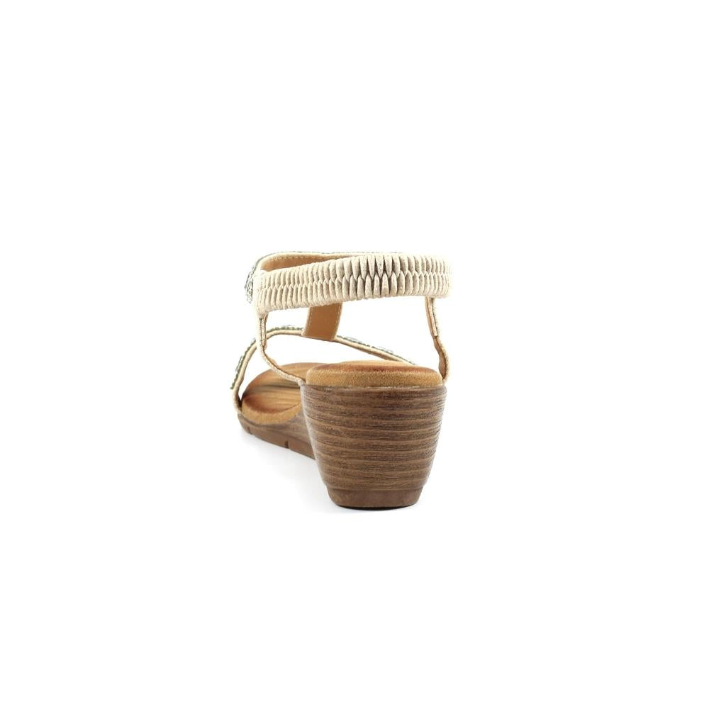 Lunar Womens Macie Wedge Sandals JLH492