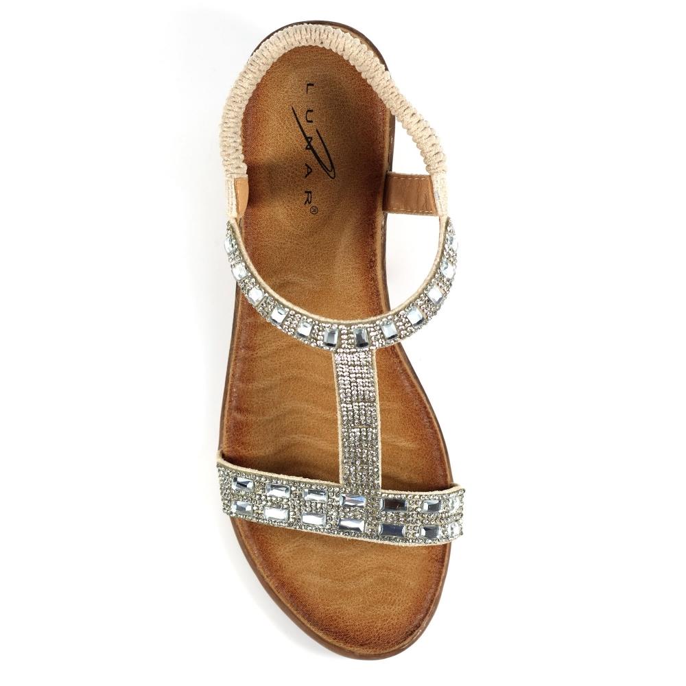 Lunar Womens Macie Wedge Sandals JLH492