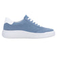 Remonte Womens Blue Suede Trainer Shoes D3E00-14