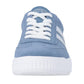 Remonte Womens Blue Suede Trainer Shoes D3E00-14