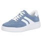 Remonte Womens Blue Suede Trainer Shoes D3E00-14