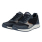 Rieker Mens Casual Trainers Shoes Blue Brown B0606