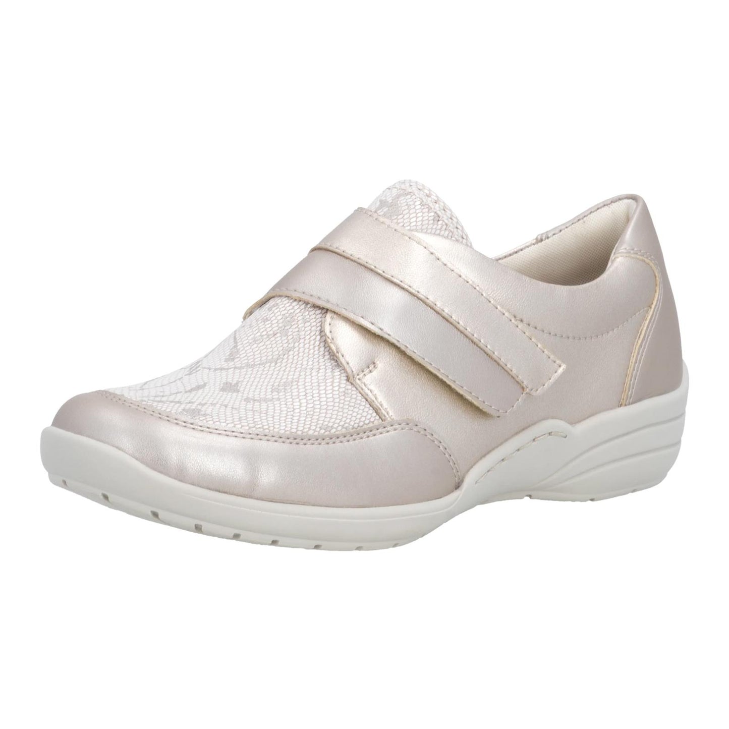 Remonte R7600-93 Metallic Leather Comfort Shoes