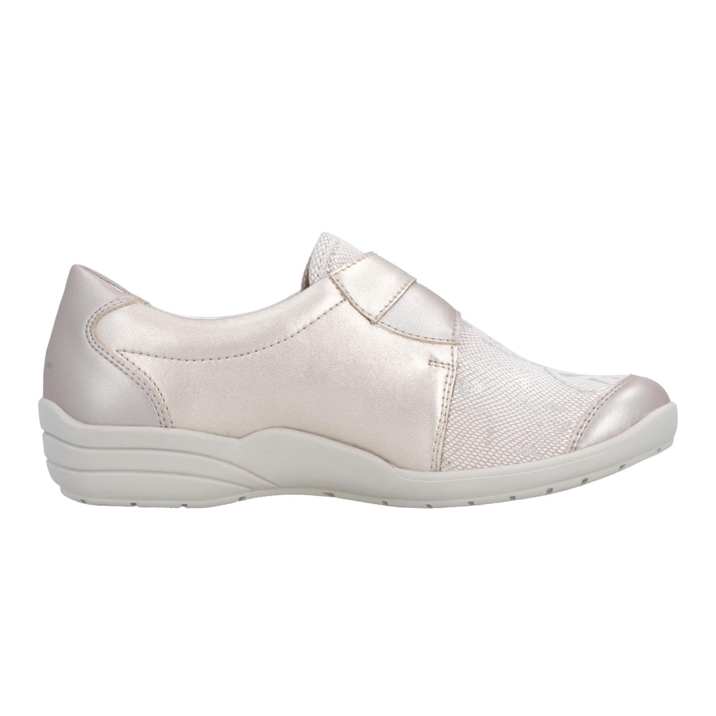 Remonte R7600-93 Metallic Leather Comfort Shoes