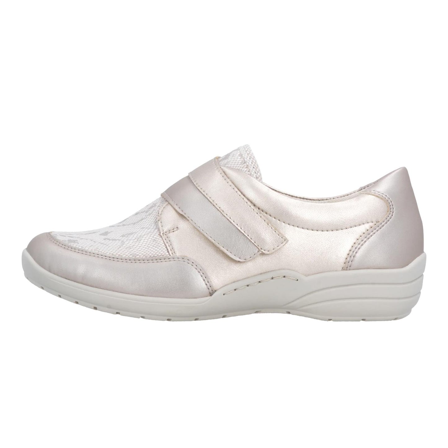Remonte R7600-93 Metallic Leather Comfort Shoes
