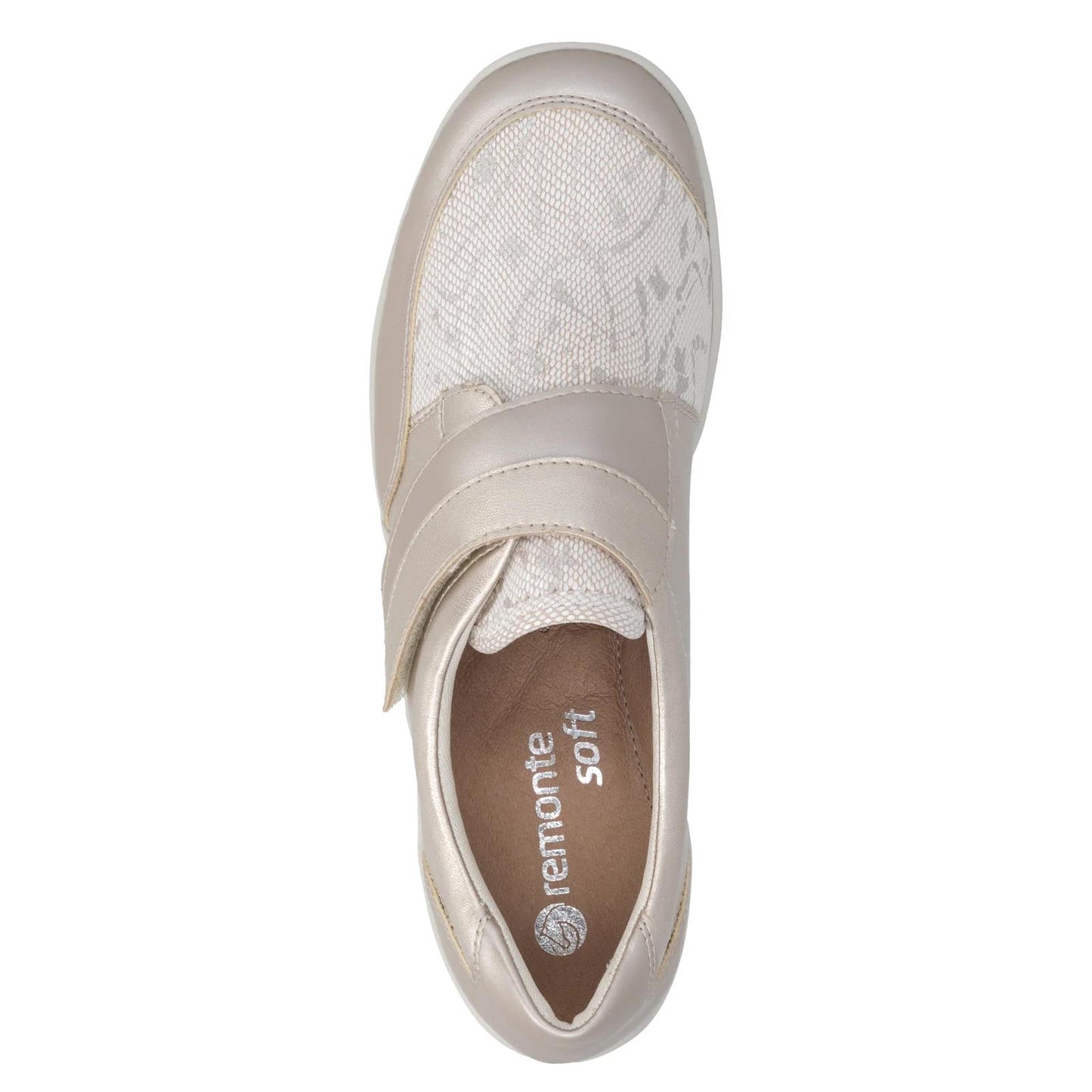 Remonte R7600-93 Metallic Leather Comfort Shoes