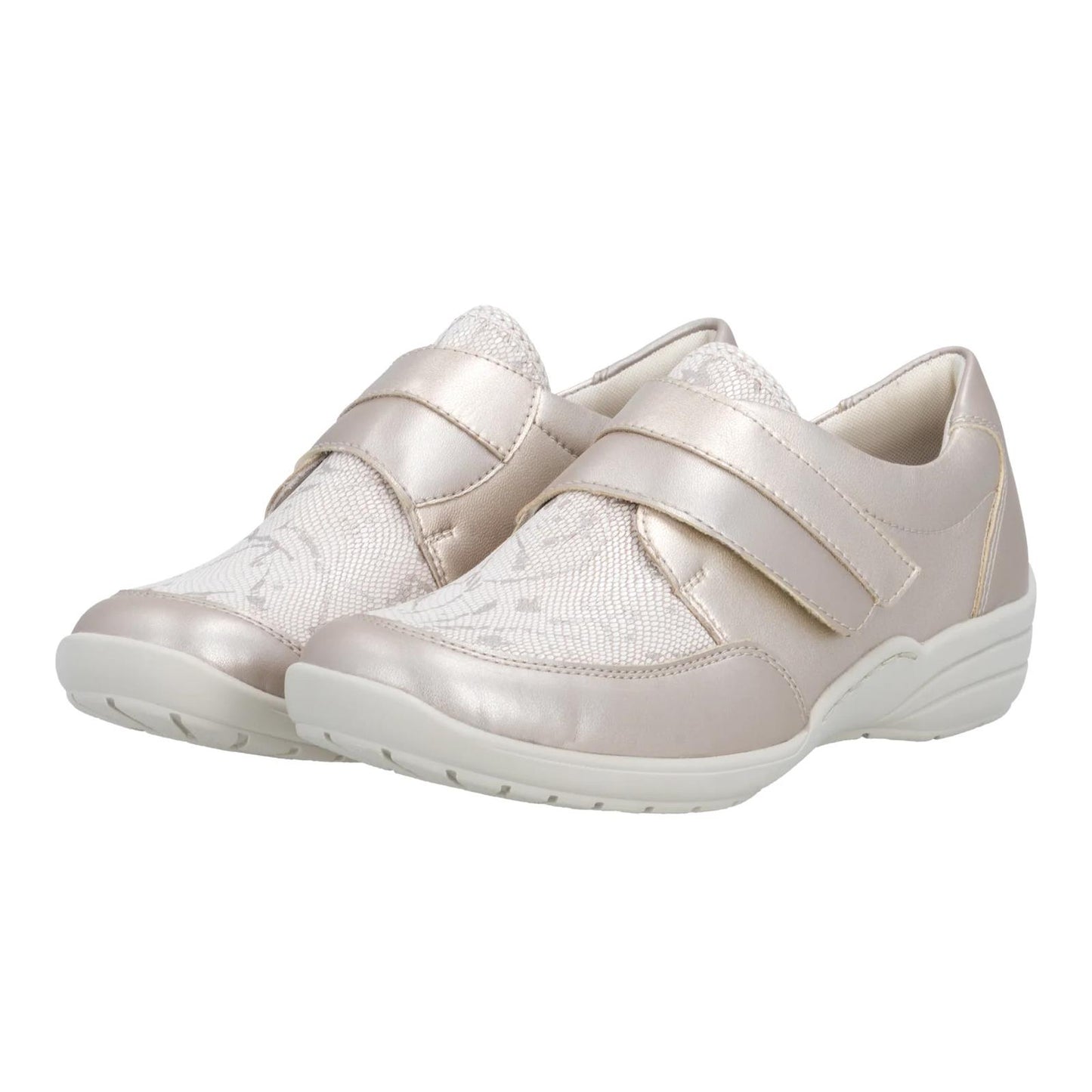 Remonte R7600-93 Metallic Leather Comfort Shoes