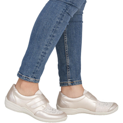 Remonte R7600-93 Metallic Leather Comfort Shoes