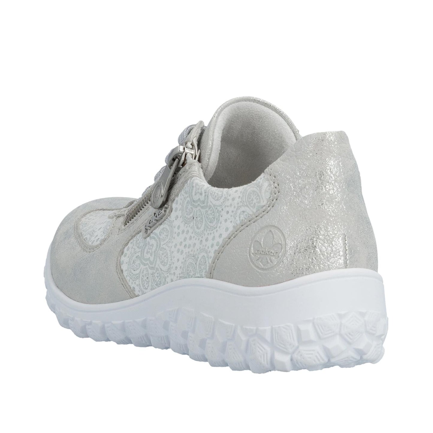 Rieker Women's Casual Shoe - Silver/Platinum | 59501