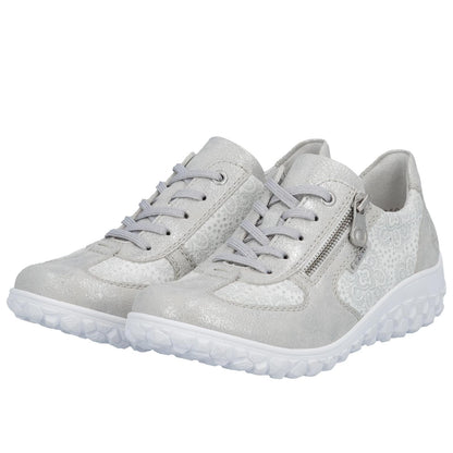 Rieker Women's Casual Shoe - Silver/Platinum | 59501