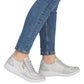 Rieker Women's Casual Shoe - Silver/Platinum | 59501