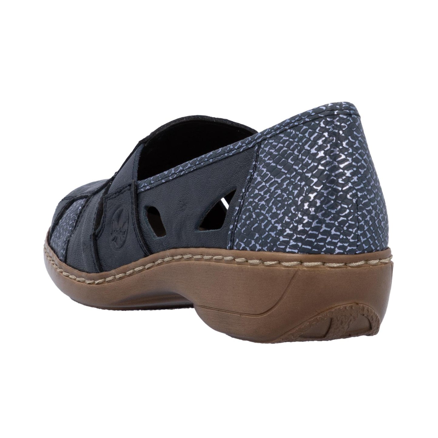 Rieker Women's Casual Slip-on Shoe - Blue | 41385