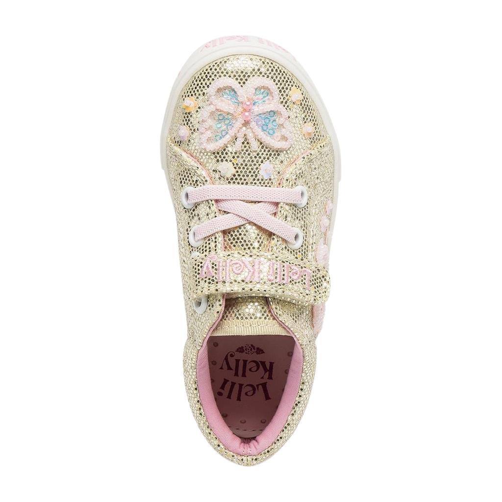 Lelli Kelly Emerald Glitter Low Top Trainers LK5421