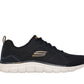 Skechers Mens Black Memory Foam Trainers Track Leshur 232758/BLK