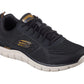 Skechers Mens Black Memory Foam Trainers Track Leshur 232758/BLK