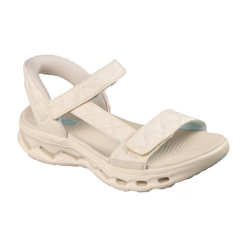 Skechers Womens Hands Free Slip-ins Sandal - Cozy Fit Jada 141276 Natural