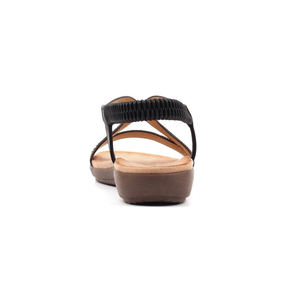 Lunar Women's Novi Multicolour Gemstone Sandals JLH564