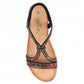 Lunar Women's Novi Multicolour Gemstone Sandals JLH564