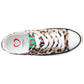 Heavenly Feet Womens Brown Cheetah Platform Lace Up Trainers
