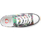 Heavenly Feet Womens Black Floral Platform Lace Up Trainers