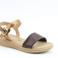 Heavenly Feet Womens Sara Comfort Vegan Sandals
