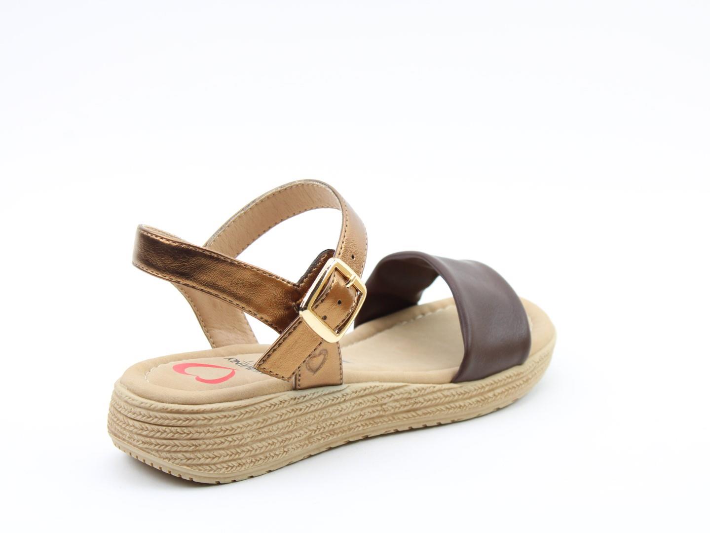 Heavenly Feet Womens Sara Comfort Vegan Sandals