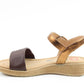 Heavenly Feet Womens Sara Comfort Vegan Sandals