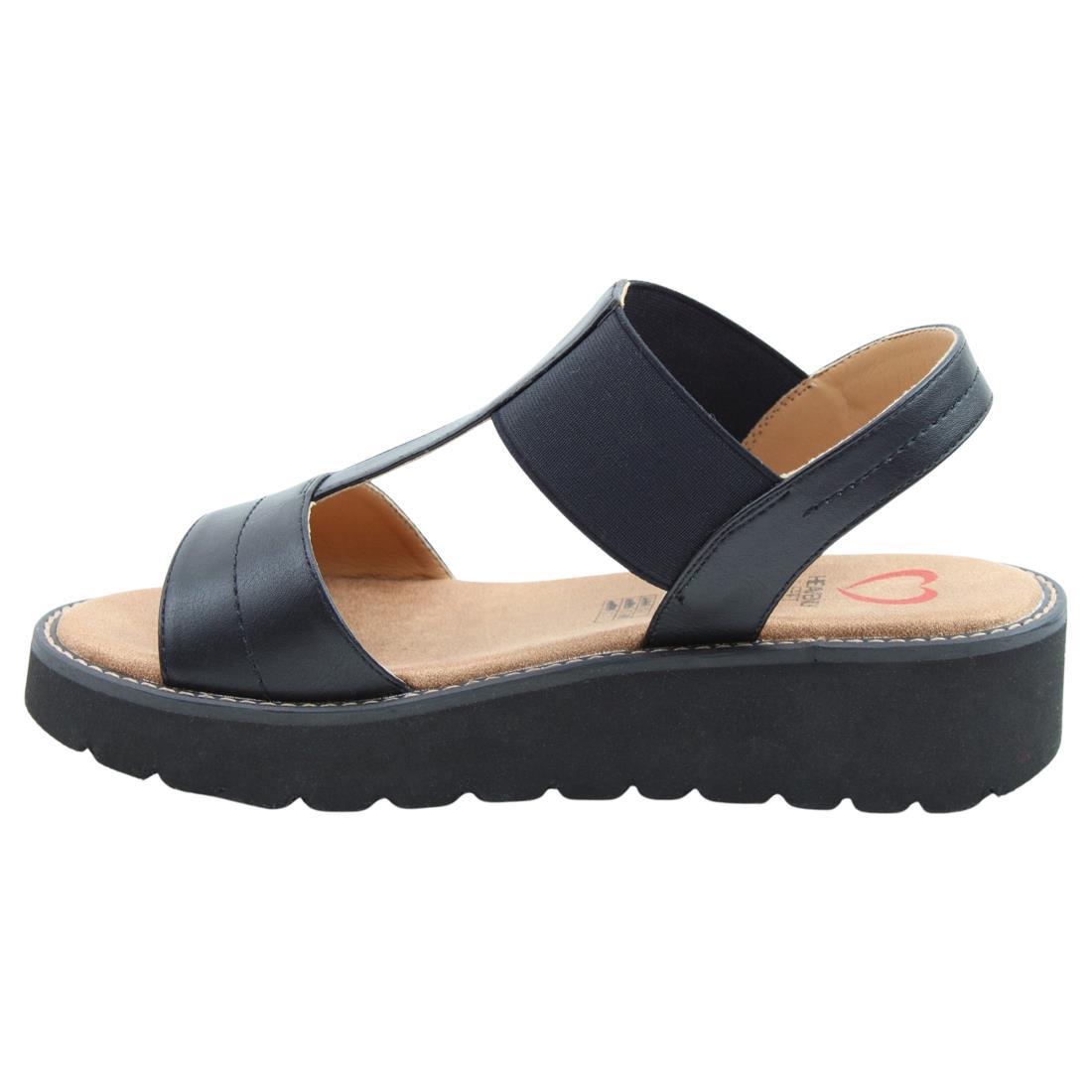 Heavenly Feet Womens Mika Vegan Lightweight Sandals