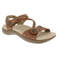 Free Spirit Women’s Malibu Walnut Adjustable Leather Strap Sandals