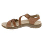 Free Spirit Women’s Malibu Walnut Adjustable Leather Strap Sandals