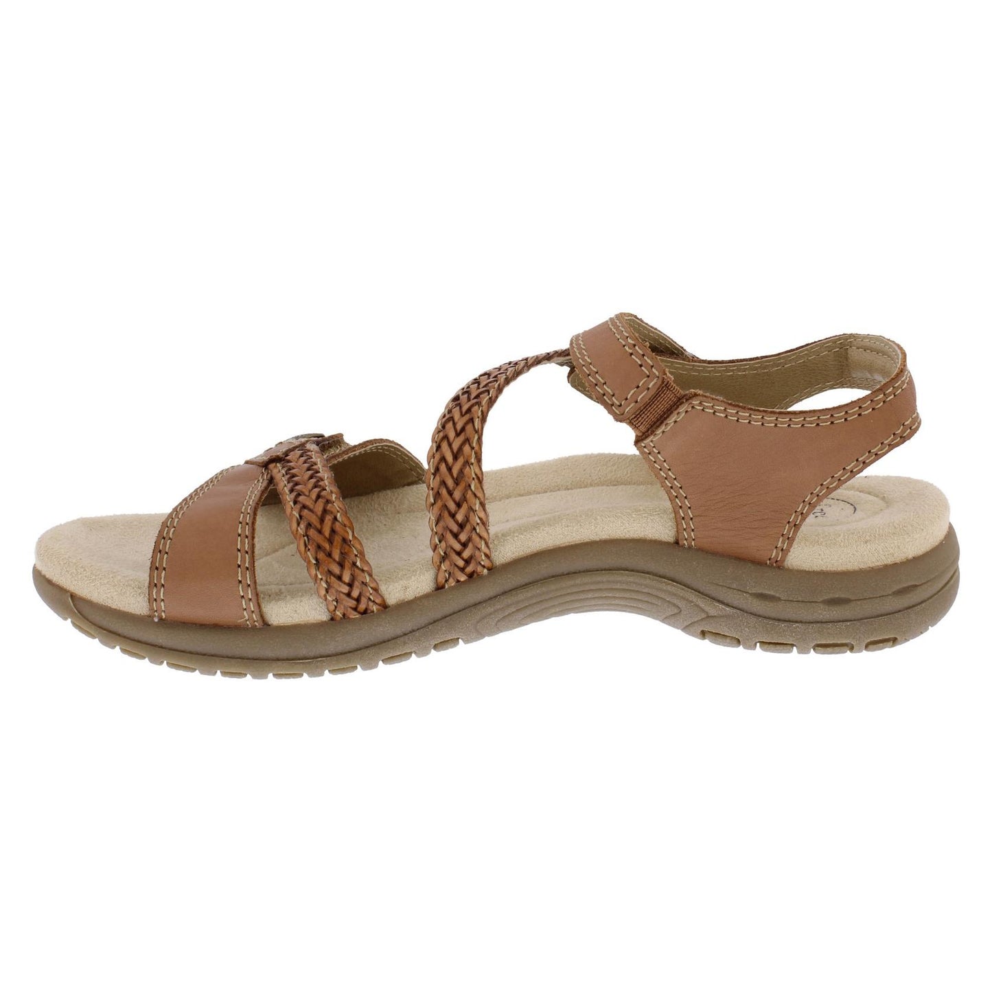 Free Spirit Women’s Malibu Walnut Adjustable Leather Strap Sandals