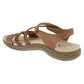 Free Spirit Women’s Malibu Walnut Adjustable Leather Strap Sandals