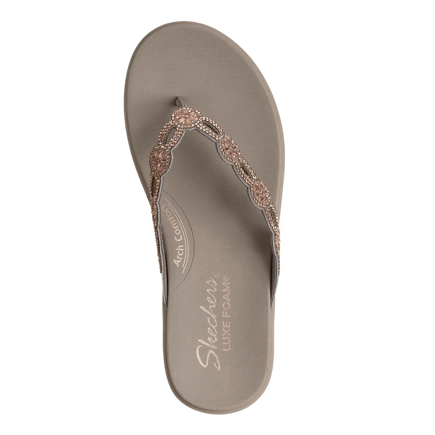 Skechers Meditation Luxe - Dazzling Forever Womens Sandals 163663