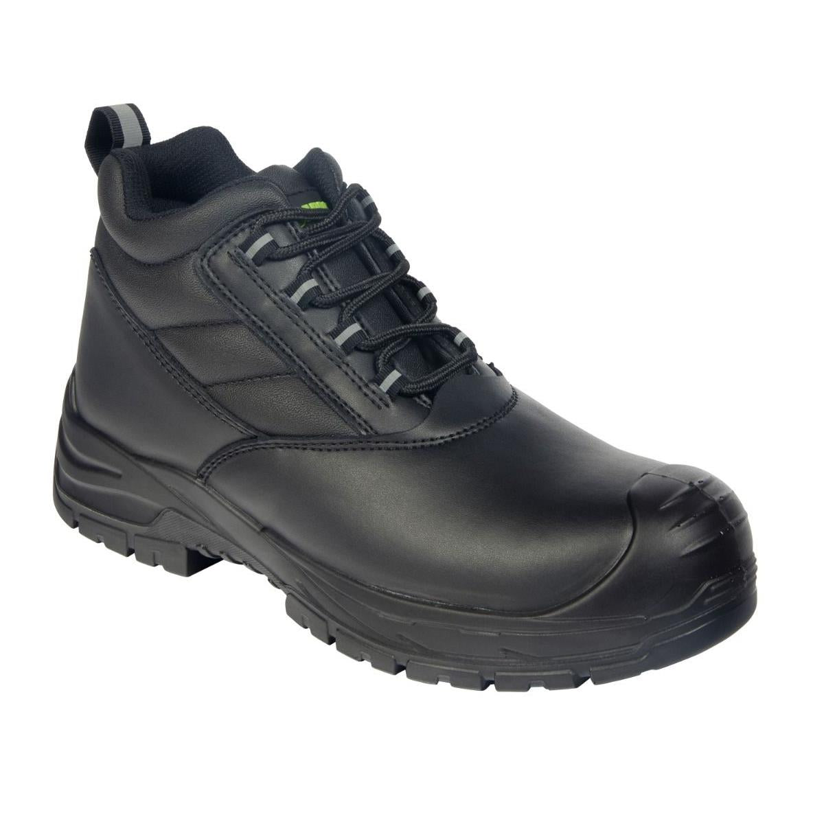 Apache Hamilton Black GRS Leather Composite Safety Work Boots