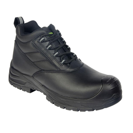 Apache Hamilton Black GRS Leather Composite Safety Work Boots