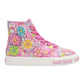 Lelli Kelly LK4910 Eloise Mid Fuchsia Canvas Baseball Boots