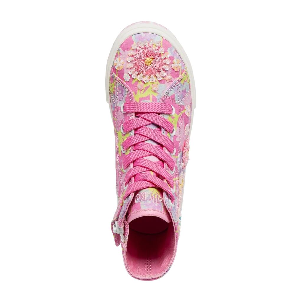 Lelli Kelly LK4910 Eloise Mid Fuchsia Canvas Baseball Boots