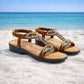 Heavenly Feet Radiant T Bar Vegan Sandals