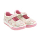 Lelli Kelly LK4924 (BI01) Cressida White Glitter Canvas Shoes