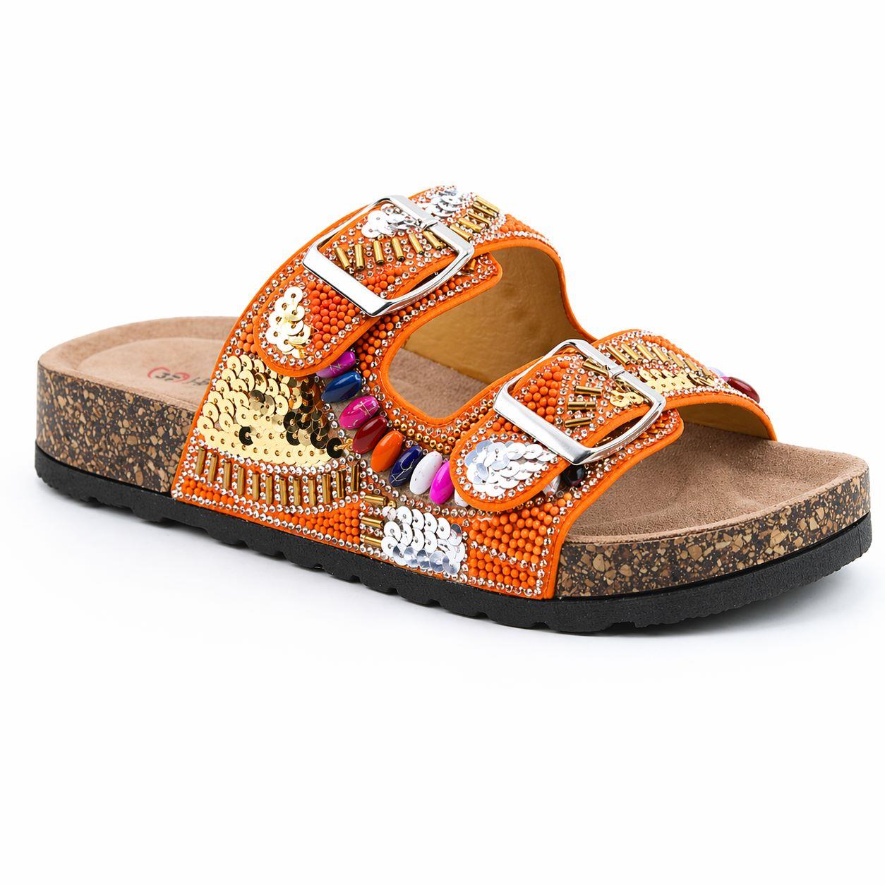 Heavenly Feet Jess Vegan Slider Sandals