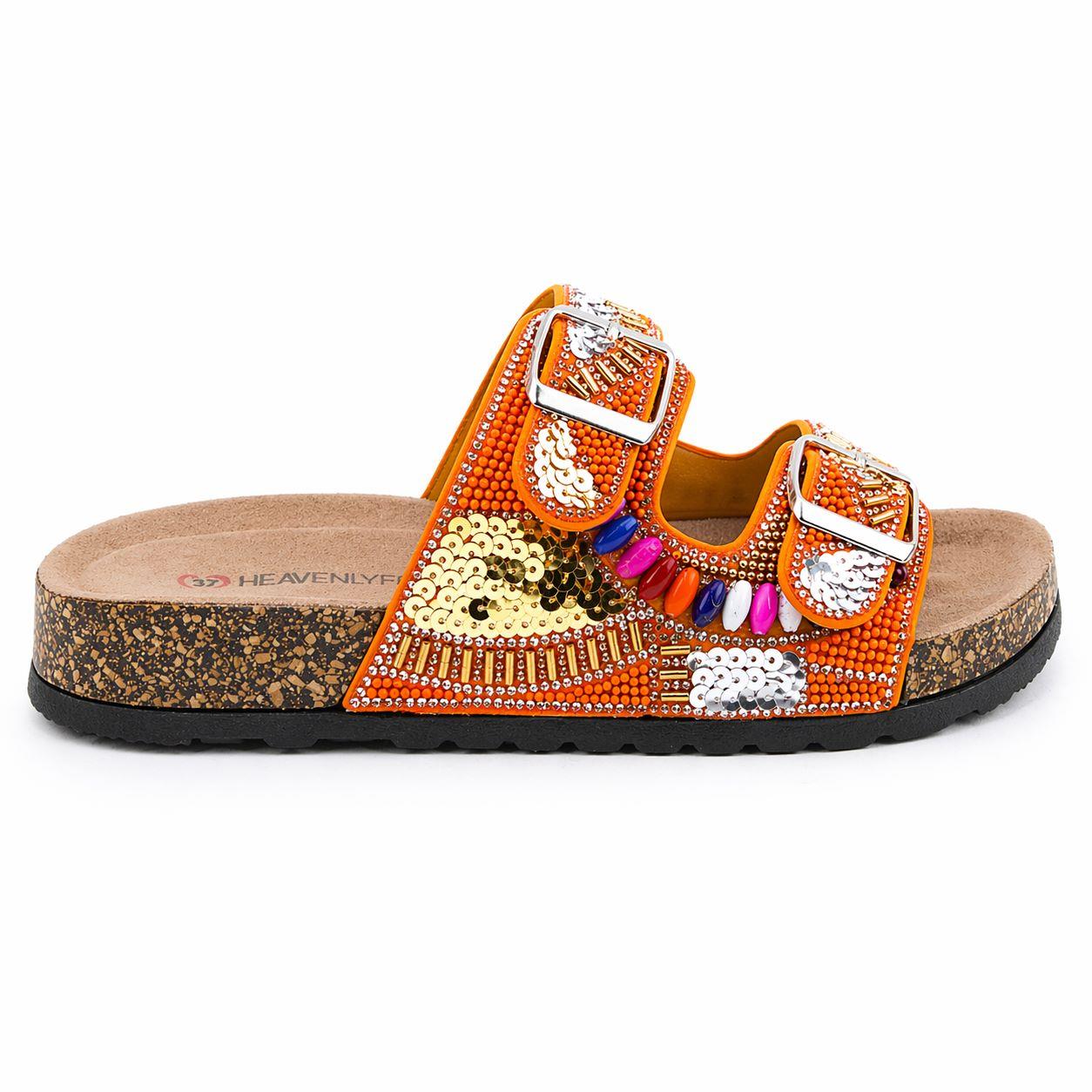 Heavenly Feet Jess Vegan Slider Sandals