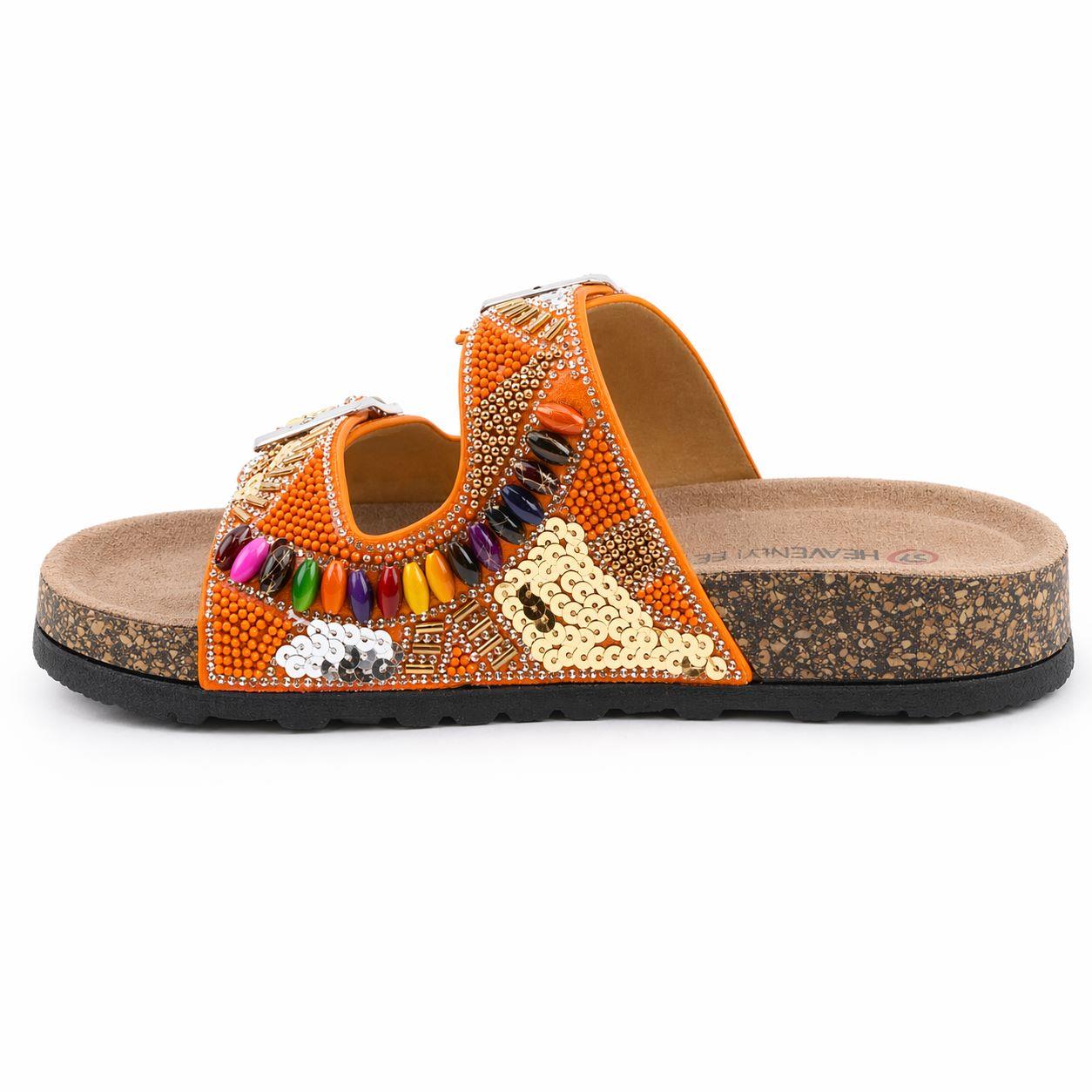 Heavenly Feet Jess Vegan Slider Sandals