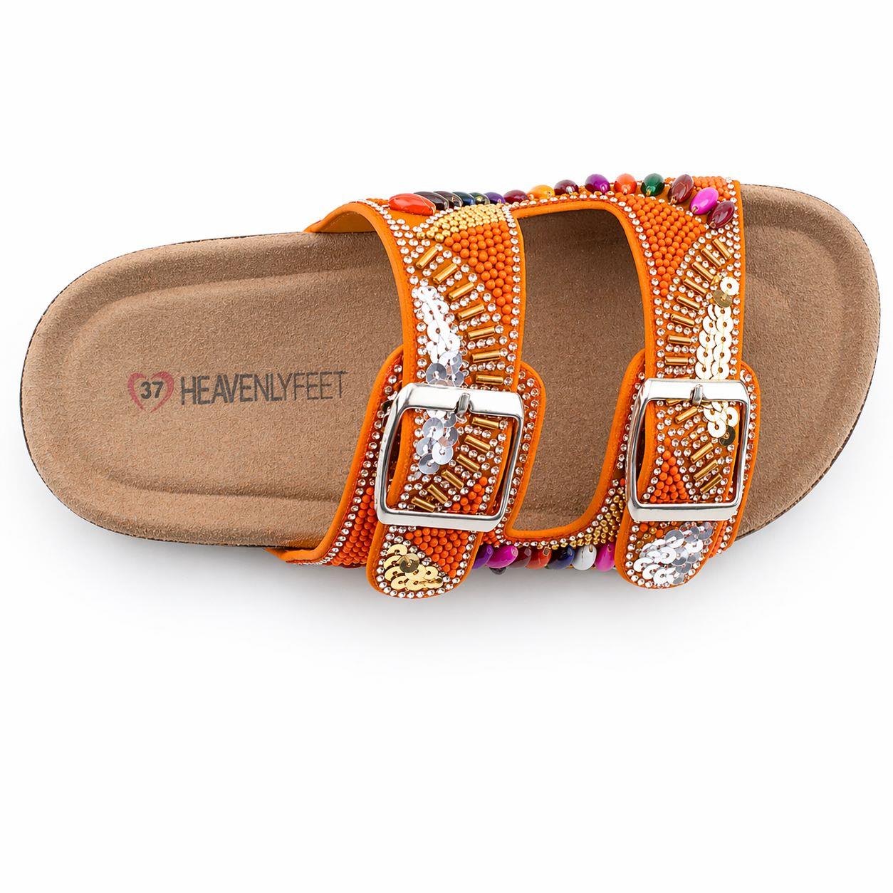Heavenly Feet Jess Vegan Slider Sandals