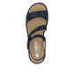 Rieker Womens Blue Leather Sandals 659C7-16