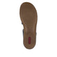 Rieker Womens Blue Leather Sandals 659C7-16