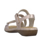 Rieker Womens Metallic Leather Sandals 659C7-89