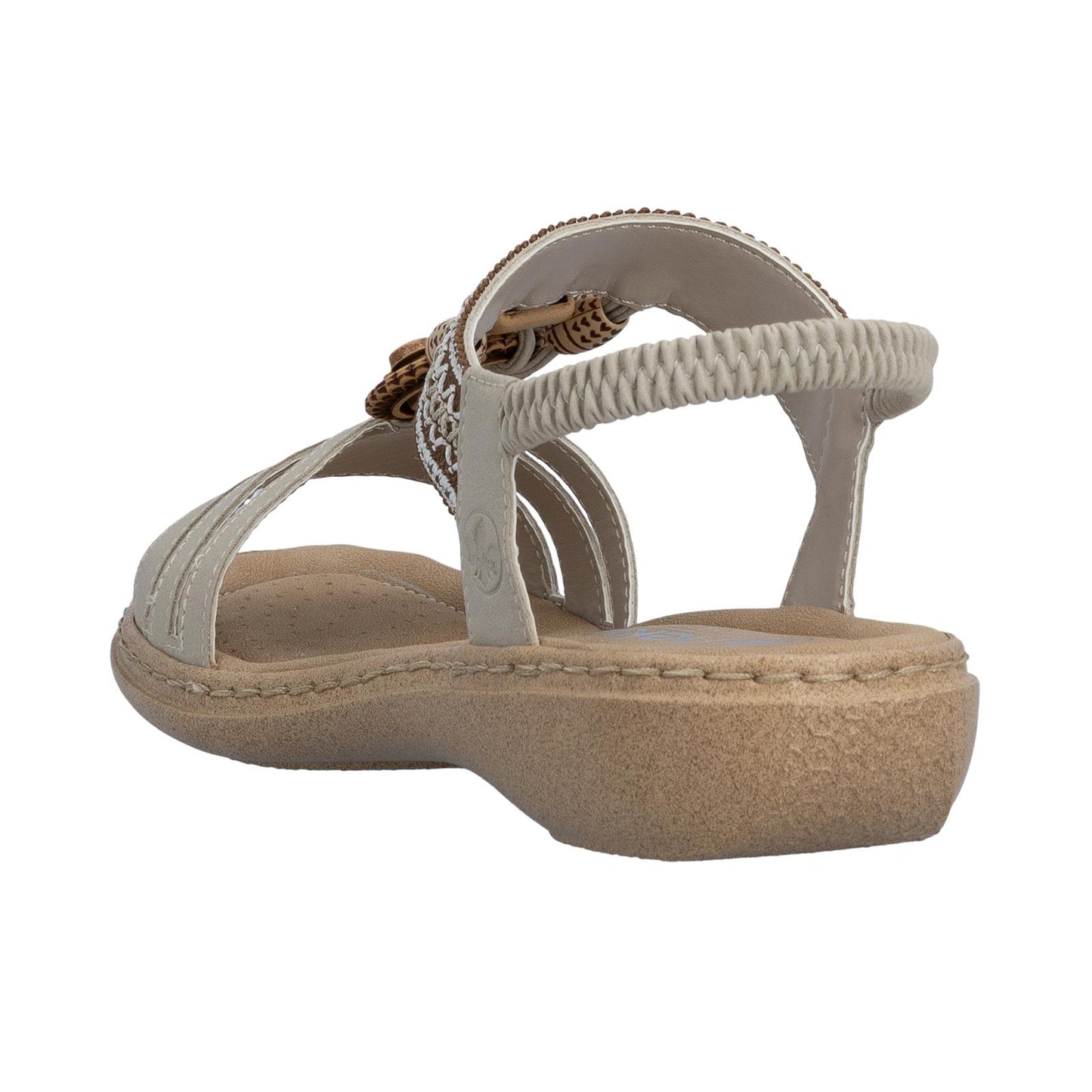 Rieker Womens Slingback Sandals Beige 61855