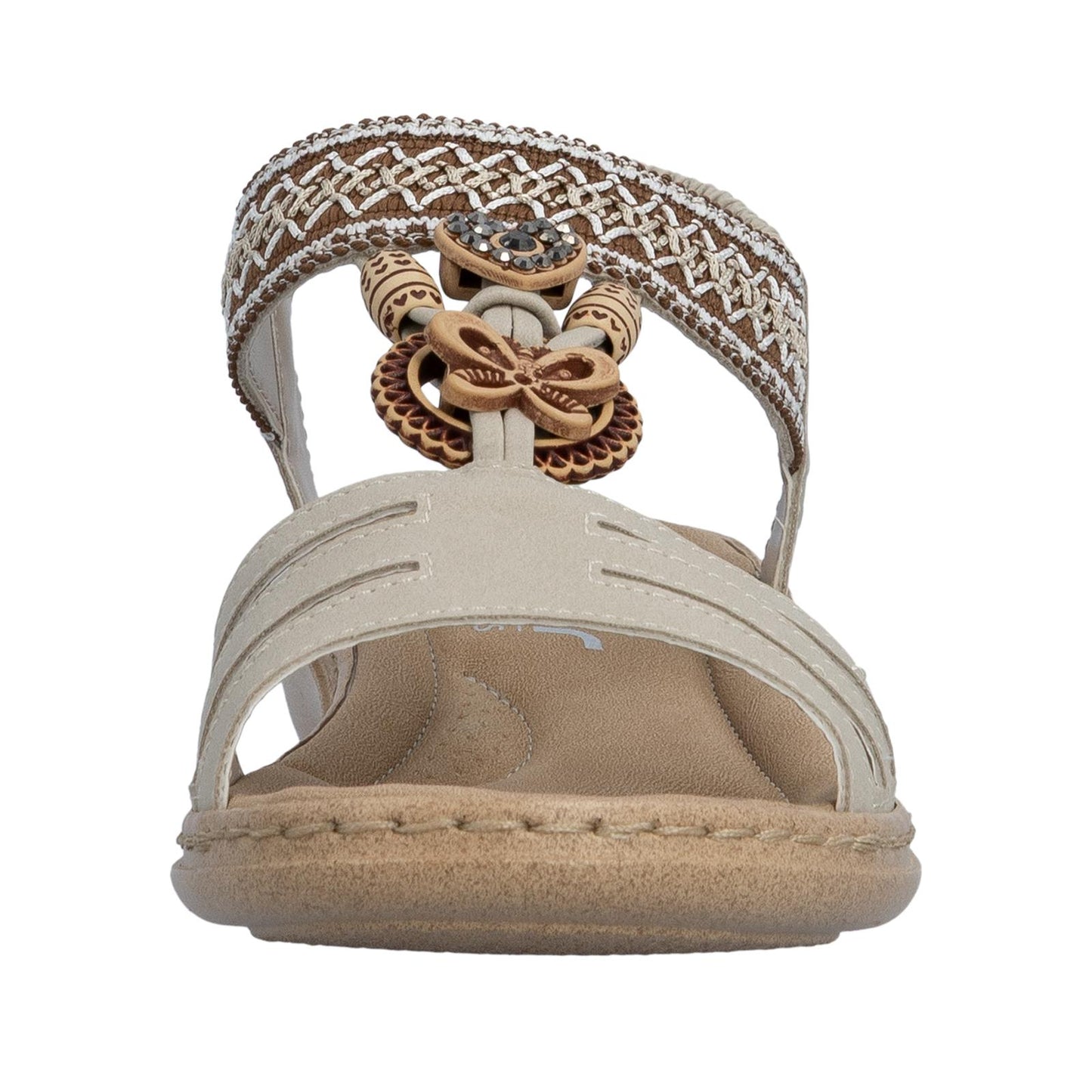 Rieker Womens Slingback Sandals Beige 61855